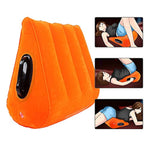 Amzgoodies Sex Toys Pillow Position Cushion Triangle Inflatable Ramp Furniture Couples Toy Positioning For Deeper Position Support Pillow Men Women For Couples
