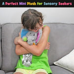 Mini Sensory Elephant Plush Toy, Travel-Size Fidget Plush For Special Needs And Sensory Fun