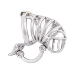 Male Cock Cage Penis Ring Virginity Lock Chastity Belt Adult Game Sex Toy With Separation Hook T555 (55Mm Xl Size)