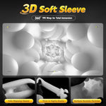 Male Masturbator Penis Pump, Sex Toy For Men With 4 Sucking 6 Vibrating & 9 Thrusting Modes, Sex Toys With 3D Realistic Textured, Male Vibrator Blowjob Sex Machines & Devices Lcd Display With Handle