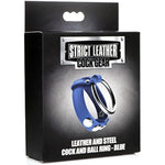 Xr Play Hard Strict Leather Cock & Ball Ring | Studded Leather & Steel Adjustable Cock Ring For Men & Couples | Enhances Stamina & Sensation | Ring-Ag847 | 8.25 In Length | Black