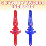 Light Up Toy Swords With Sounds, Led Toy Set With Removable Covers, Plastic Swords, Warrior Halloween Costume Accessories, Light Up Halloween Toys, For Kids