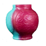 Multi Color Silicone Made Big Knot Penis Ring Sleeve Knotty Optional Size For Choose (L)