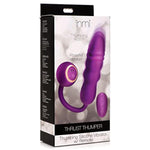 Thrust Thumper Thrusting Vibrator For Women With Remote. Sex Toys For Female Pleasure & Couples Toy For Adults. Premium Silicone Vibrating Dildo, Waterproof & Rechargeable - Usb Cable Included