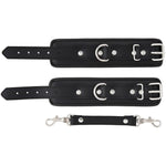 Wrist Strap Linked Bondage Cuffs,Black,Small/Medium,Af522-Wrist