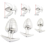 Opening Anal Plug Stainless Steel Heavy Duty Anal Trainer Butt Expander Anus Beads Lock Sex Toys Gs250 50Mm