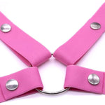 Anti-Off Chastity Device Auxiliary Belt Pink Four Way Elastic Band Widened Strap Chastity Cage Accessory Elastic Band Men Sex Toy Sexy Underwear