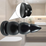 10.03" Super Huge Thick Anal Butt Plug Anal Beads Giant Anal Sex Trainer Anal Plugs Strong Suction Cup Big Butt Plugs Sex Toys For Advanced Anal Player Large Anal Training Toy (Black)
