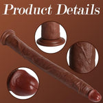 20.4 Inch Extra Long Dildo,Realistic Anal Dildo Bbc With Strong Suction Cup And Small Glans,Flexible Soft Brown Anal Plug For Deepest Sex,Sex Toy For Women Men Gay