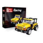 Jeep Wrangler Car Building Block Set (242 Pieces). Racing Car Building Blocks For Kids And Adults