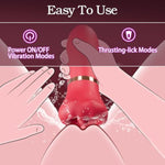 Women Vibrator Adults Sex Toys, Sexy Lip Clitoral Vibrator For Women With 10 Vibrating & Thrusting Tongue Motion, Nipple Clit Massager Sex Toys For Vaginal Anal Play, Couple Vibrator Sex Stimulator
