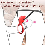 Couples Vibrator Sex Toys - 2In 1 Couples Sex Toys Wearable Panty Remote Control Vibrator Vibrating Panties For Women Men Female Adult Toy With 10 Vibrations Penis Clitoral Stimulator Bdsm