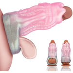 Dragon Monster Penis Sleeve Girth Enhancer For Men,Reusable Pennis Sleeve Girth Enhancer, Pennis Girth Sleeve Extender,Enhancer With Penis Ring For Sex,For Men Penis Enlarge Sex Toy