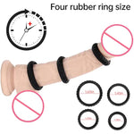 Male Silicone Penis Ring Set, 6 Different Sizes Thickened Penis Rings Cock Sex Stimulator For Enhanced Erection Long Lasting Firmness, Silicone Penis Enlarger Triangle Ring Adult Sex Toys