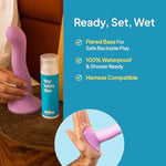 Hello Pretty Big Dil - 6.6 Inch Dildo - Curvy And Wavy Design Targets G-Spot And P-Spot - Firm, Yet Flexible - Body-Safe Silicone - Waterproof Suction Base For Men And Women - Harness Compatible