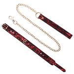 Lace Bondage Collar With Lead Set And Blindfold, Heart Spanking Paddle For Adult Bdsm Sex Toys