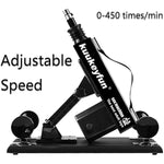 Thrusting Sex Machine, Automatic Dildo Machine For Women And Men, Adjustable Adult Sex Toys With Attachments (9 Piece Set)