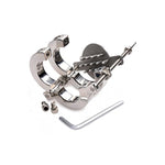 Stainless Steel Spiked Cbt Ball Stretcher And Crusher | Adjustable Weight, Ring, & Spike Compression | Allen Wrench Included | Premium Restraint Tool For Men