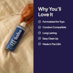 Silicone and Water-Based Lubricant for All Toy Materials - 8 Fl Oz