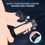 Vacuum Manual Penis Pump For Men - Male Enlarging Pump Extention Adult Sex Toys For Enlargement Penis Pump Enlarger Device With 2 Pcs Lifelike Vagina Sleeve Mens Cock Pumps