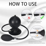 Inflatable Anal/Butt Plug Prostate Massager, Anal Training Set, One For All Anal Plug Set, Lgbt Anus Vagina Dilator Expander For Erotic Games