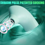 Sucking Vibrator Adult Sex Toys for Women - SVAKOM APP Female Vibrators & Pulse Pure Clit Nipple Sucker Vibe with 5 * 5 Suction - Interactive Dildo Personal Massager G Spot Stimulator