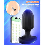 Vibrating Prostate Massager Butt Plug With App Control, Waterproof Personal P Spot Anal Vibrator Hands Free Play, Rechargeable Anal Toy With 9 Vibrations For Beginners