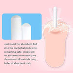 Male Masturbator Absorbent Stick For Sex Doll Male Masturbator Pocket Pussy Water-Absorption Stick 6 Inch Keep Dry Rod (Pack Of 2?