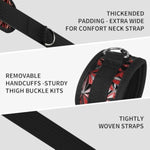 Bdsm Sex Bondage Restraints Set With Hands Wrist & Thigh Cuffs,Bed Retraint Sex Toys For Women Sex Swing Adjustable Handcuffs Ankle Cuffs Blindfold Restraint Bondaged Kit Adult Sex Toys For Couples