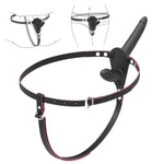 Strap On Dildo Adult Sex Toys - Double Sided Dildo Silicone Big Anal Dildos Toys, Strapon Harness Wearable Pegging Dildos G P Spot Stimulation, Adjustable Strapless Sex Toys For Women Lesbian(Black)