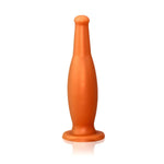Liqiud Silicone Butt Plug, Ultra Soft Anal Plug Beer Bottle Shape P-Spot Stimulation Anus Dilator For Men Women (M)