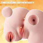 Sex Doll for Men Realistic Pocket Pussy with Soft Butt, Male Sex Toy with Tight Vagina and Anal Dual Channel, Male Masturbator for Several Sex Positions – Sex Toys for Men
