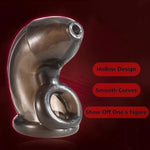 Hollow Penis Sleeve For Easy Urination Curved Penis Extension For Enlargement And Time Lengthening Cock Sleeves Sex Toys For Adult Men (Black)