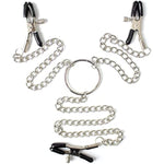 Adjustable Nipple Clamps, Entertainment Clip For Women Non-Piercing Nipplerings Clip, Nipple Clips & Clitoris Clamp Bdsm Adult Sex Toys & Games For Couples Gifts (A)