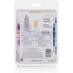 Pocket Exotics Wired Bullet Vibrator - Sex Toys For Couples - Adult Vibe Egg Massager - Gold