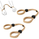 Bdsm Sex Restraints Adjustable Bondage Rope,Rope Handcuffs Bracelets,Adult Restraint Sex Rope Bdsm Rope Cotton Ropes (Khaki-2)