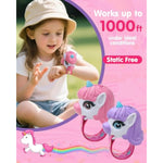 Unicorn Walkie Talkies For Kids 2 Pack With Wrist Strap, Toys For Girls Age 3-10, Long Range 2-Way Radios For Camping, Outdoor Adventure, Birthday