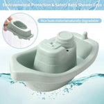 Bath Toys Floating Boats Train With Bathing Spoon,11 Pcs Water Table Toys Mold Free Baby Bath Toys For Toddlers 1-3 Infants 6-12-18 Months,Bathtub Toys Shower Toys For 1 2 3 4 Year Old