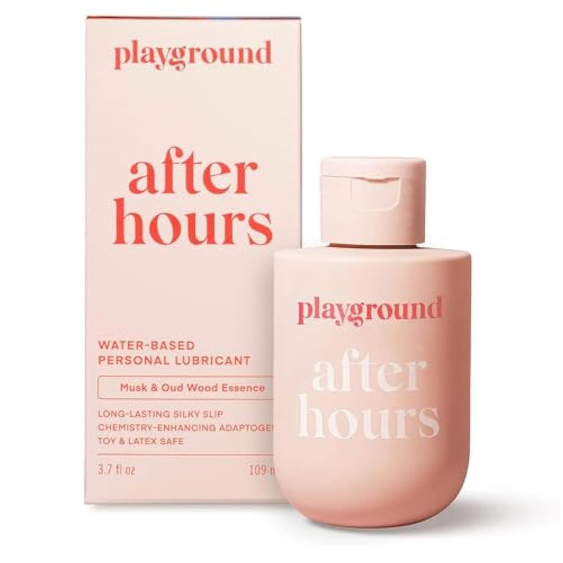 Playground Love Sesh, Water-Based Personal Lubricant with Natural Ingredients, Safe to Use with Latex Condoms, Lube for Men, Women, and Couples, Unscented, 3.7 Fl. Oz.