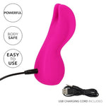 Cascade Flutter Waterproof Silicone Rechargeable Clitoral Vibrator Pink - Se-4370-97-3