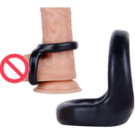 M8-Double Locking Sperm Ring Penis Ring(Black)