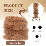 TOAOB 14pcs Thick Pipe Cleaners Set for Crafts and Art Projects