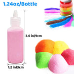 24 Piece Art Sand Kit for DIY Scenic Sand Painting and Wedding Decorations