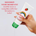 Lubilicious Strawberry Water Based Lube - Strawberry Flavored Lube - Strawberry Lube Water Based Edible Lube - Personal Lubricant - Strawberry Edible Lubricant - Lube Flavored Strawberry 3.2 Oz (1)