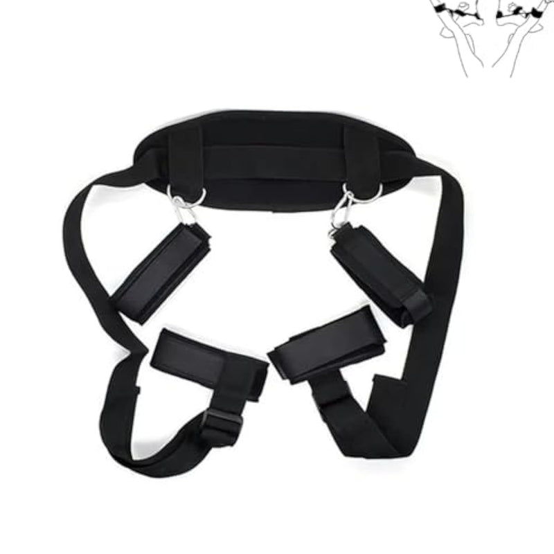 Bdsm Toys Bed Restraints Couples Sex Toys,Sex Bondage Rope Women Sex Toy With Adjustable Sex Strap Hand & Ankle Cuff,Sex Restraints Bondage Gear & Accessories,Bondage Restraints Adult Toys For Women