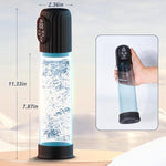 Electric Vacuum Penis Pump For Men With 8 Negative Pressure Modes Automatic Cock Enlarger With Led Display And Transparent Cylinder Scale For Enhances Erection And Delay Ejaculation