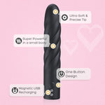 Bullet Vibrators Mini Vibrator - Bullet Vibrator Discreet Vibrator Small, 2 Pcs Value Pack Sex Toys Female Vibrator With 10 Modes, All Silicone Rechargeable Vibrators For Clitoral Stimulation