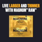 Trojan Condom Magnum RAW Large 10 Count & Magnum Bareskin Large 10 Count Condoms