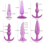 Anal Trainer Beginner Kit Set with Silicone Anal Plug and Butt Plug Dildo Beads for Beginners and Advanced Users