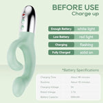 Kisstoy Clitoral G Spot Rabbit Vibrator For Women, Big G Adult Toys For Couple Play, Dildos Vibrating Sex Toy For Stimulation With 5 Speed & 5 Vibration, Self-Heating, Waterproof